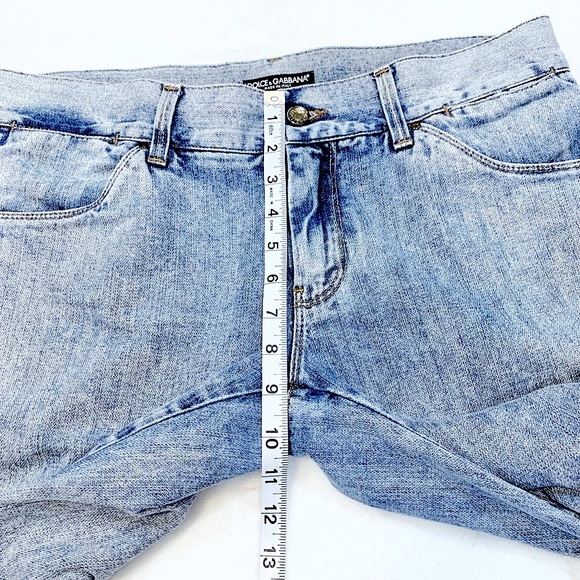 Dolce & Gabbana Blue Wash Denim women’s jeans Size IT-48 US-12 waist 32-33 - Picture 13 of 16